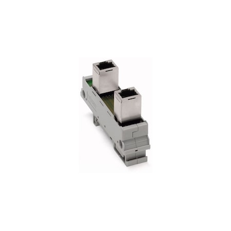 Wago ETHERNET RJ-45 INTERFACE, MODULE DIN RAIL MOUNT,  289-172